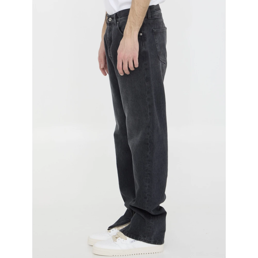 Off White Jeans Black Heren