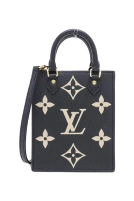 Pre-owned Petit Sac Plat Monogram Empreinte Läder Väska