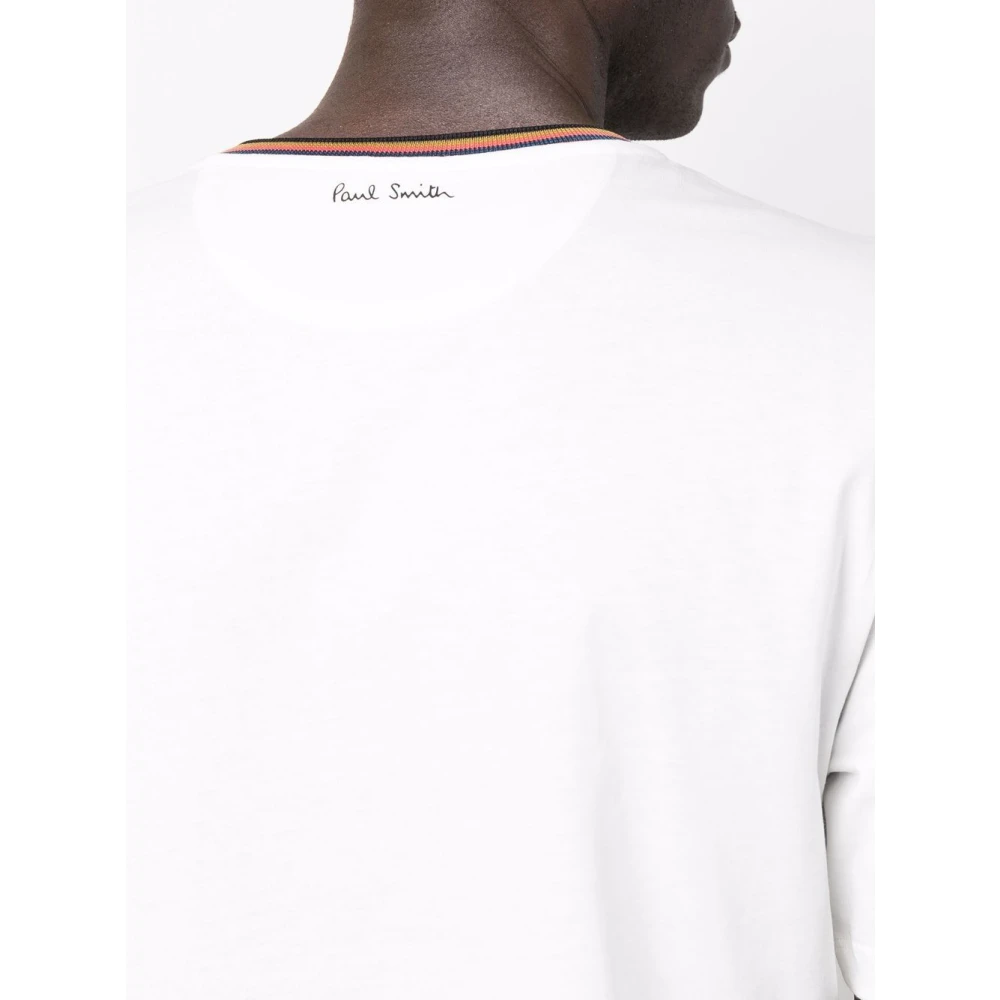 Paul Smith Klassiek Wit T-shirt en Polo White Heren