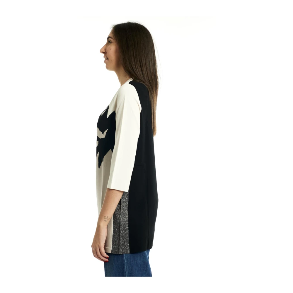 Marina Rinaldi Stijlvolle Gebreide Top Black Dames