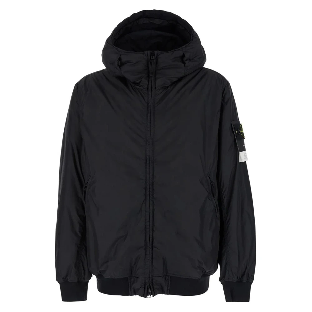 Stone Island Stilig Jacka för Utomhuskläder Black, Herr