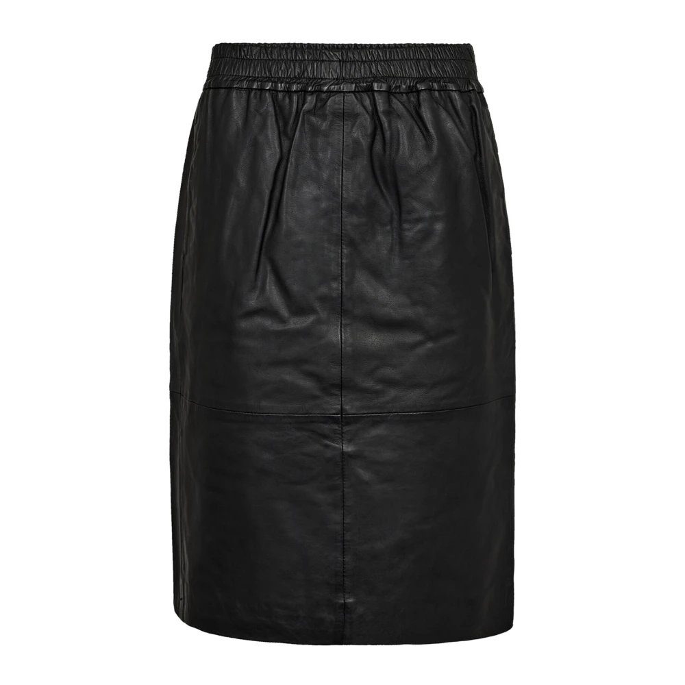 Co'Couture Elastische kokerrok in zwart Black Dames