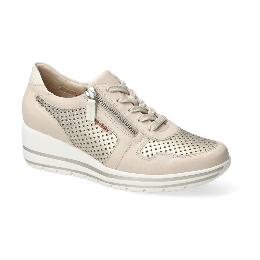 Mephisto Abby Perf Dames Schoenen Beige