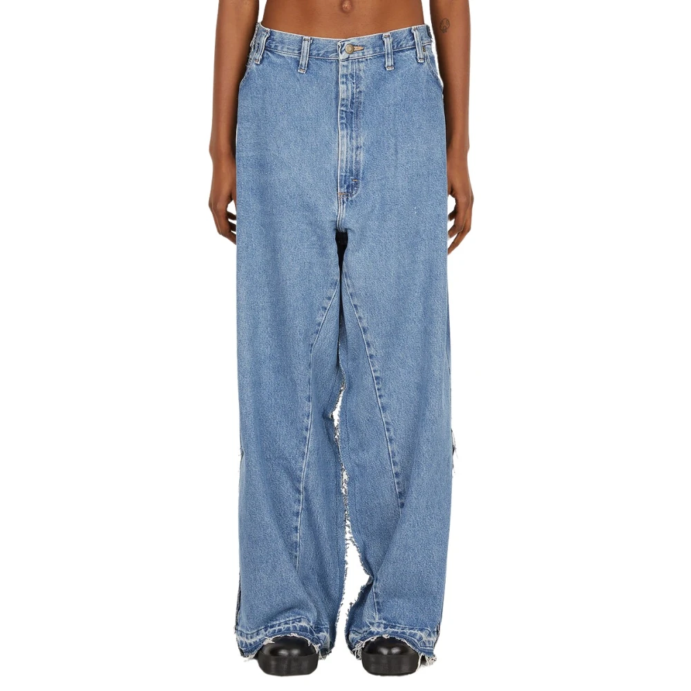 Prototypes Upcycled Denim Jeans Blue Dames