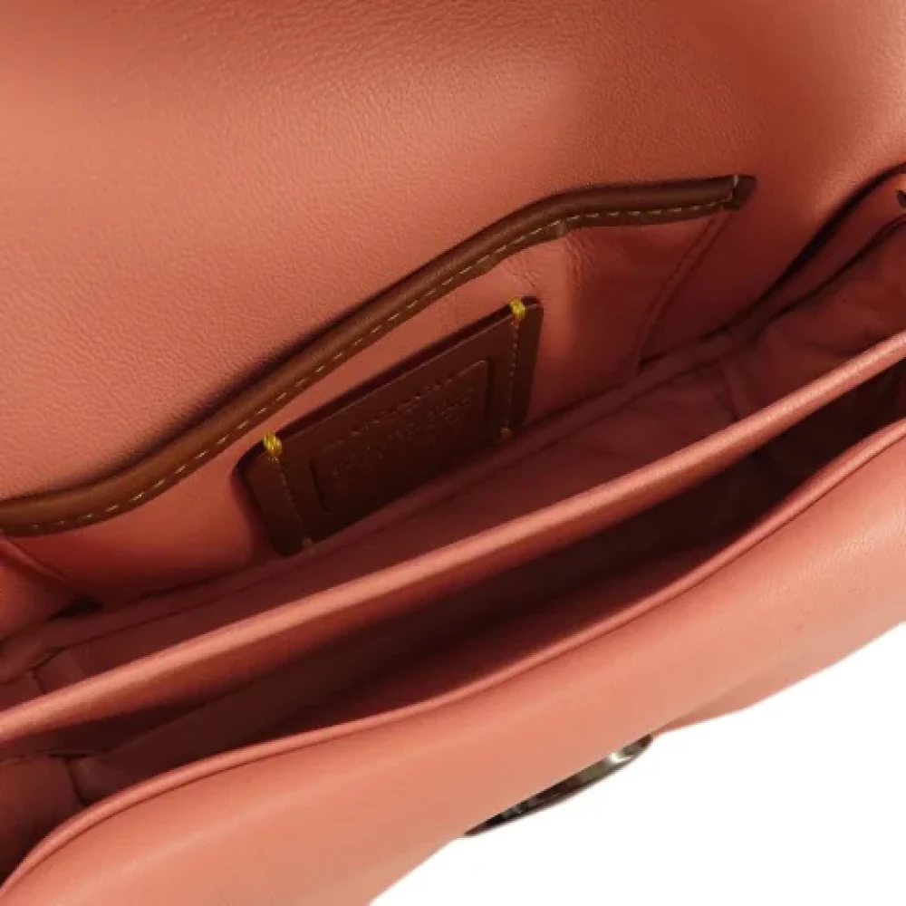 Coach Pre-owned Leather handbags Pink Dames