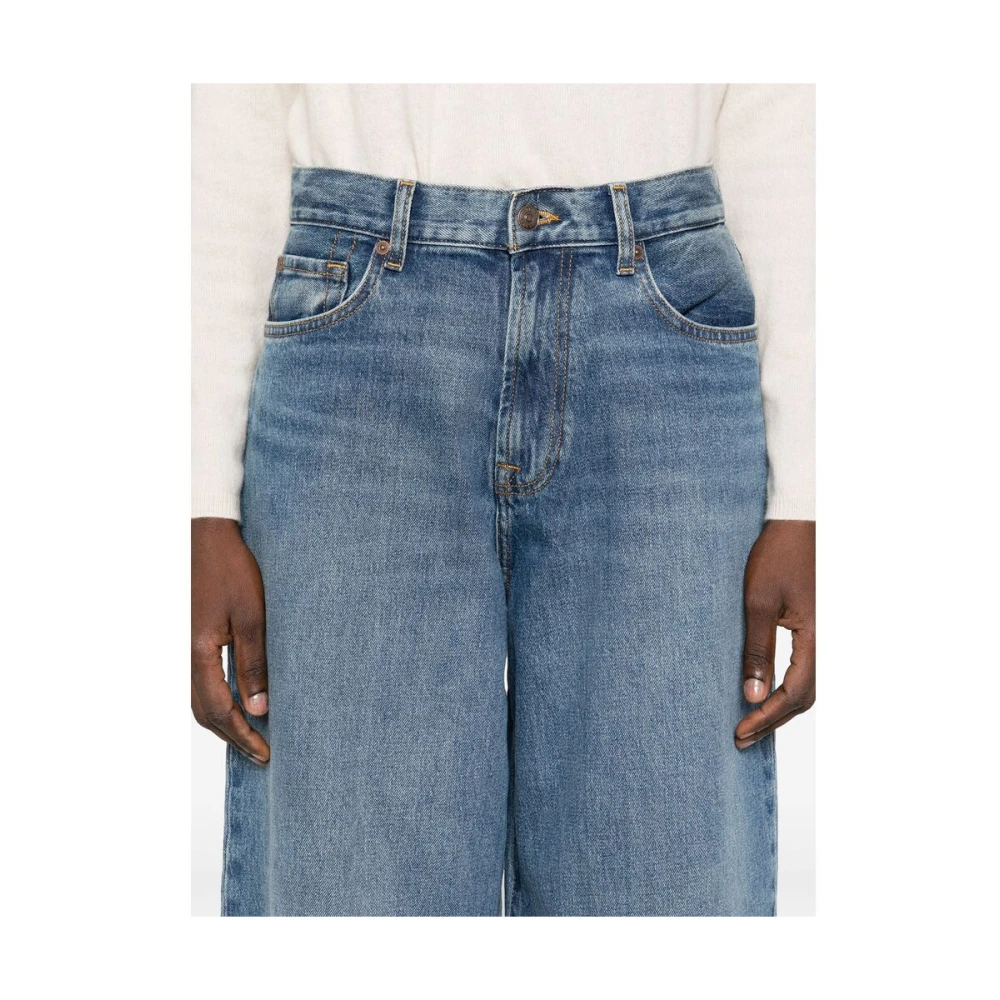 7 For All Mankind Jeans wijde pijpen Blue Dames