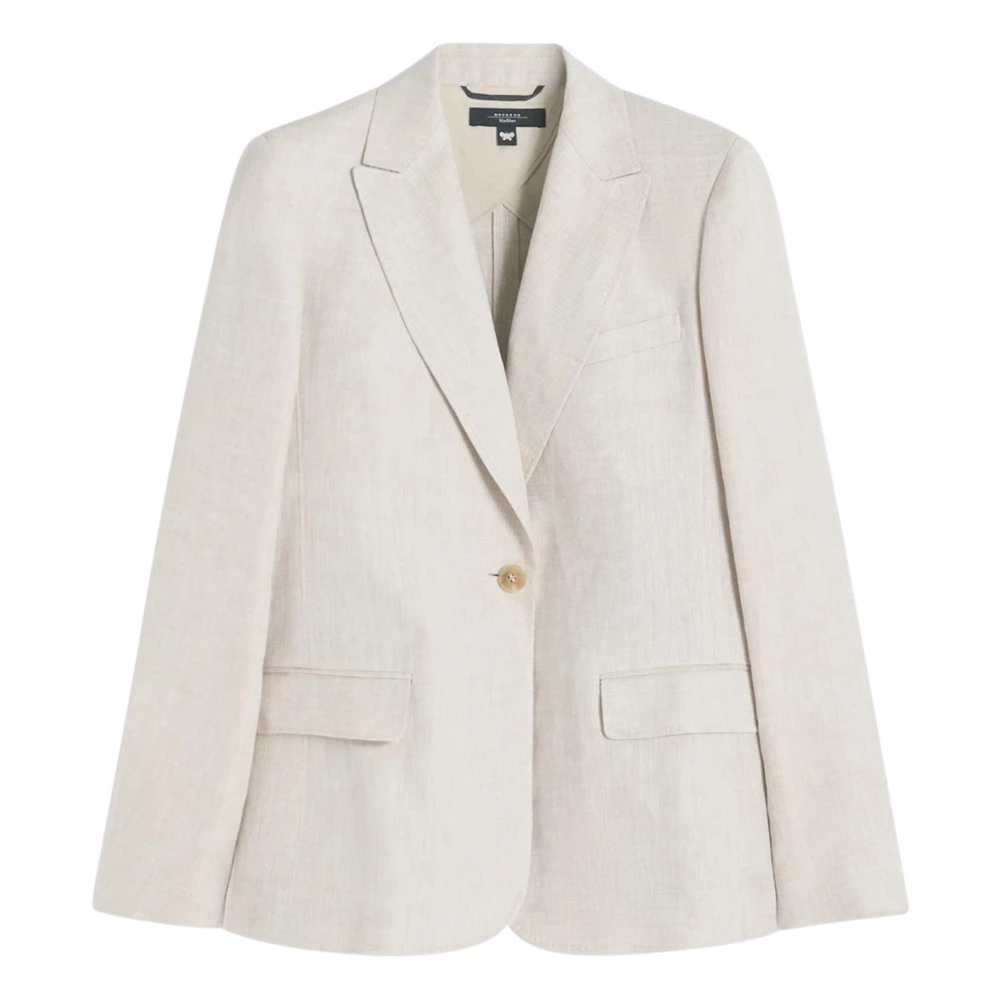 Max Mara Women's Beige Blazers, M, Giacca Nalut