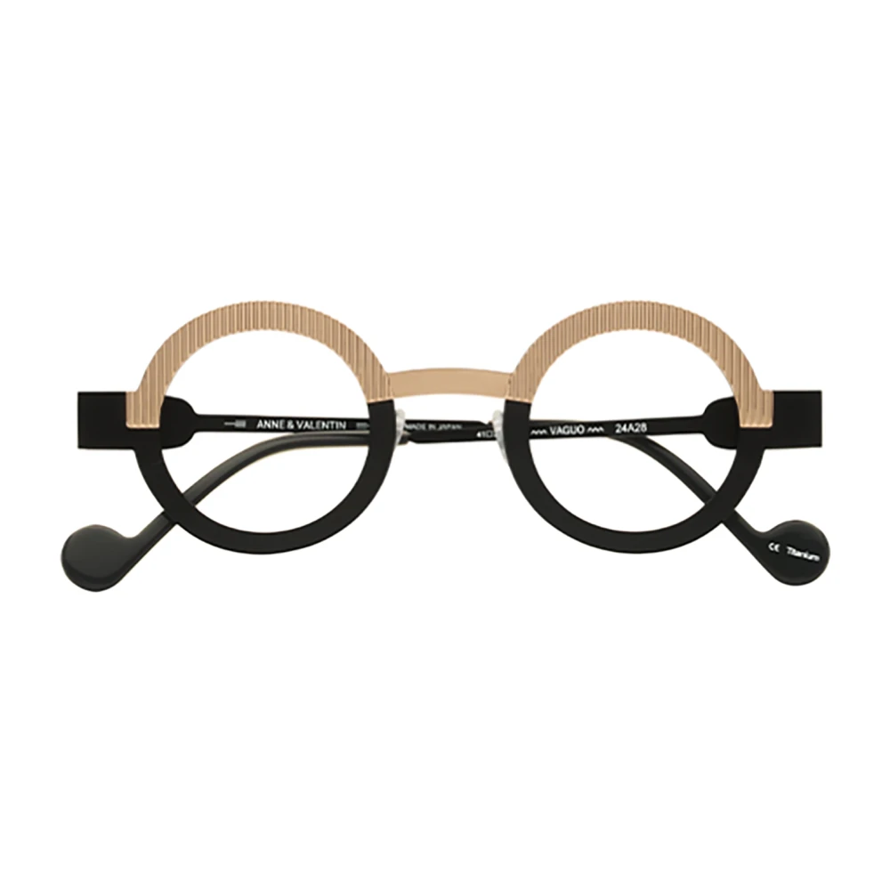 Anne & Valentin Zwarte Optische Monturen voor Vrouwen Black Dames