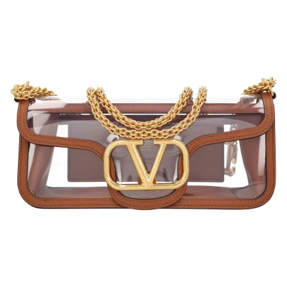 Valentino Leather handbags Brown Dames