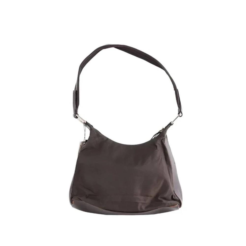 Prada Vintage Pre-owned Canvas prada-bags Brown Dames