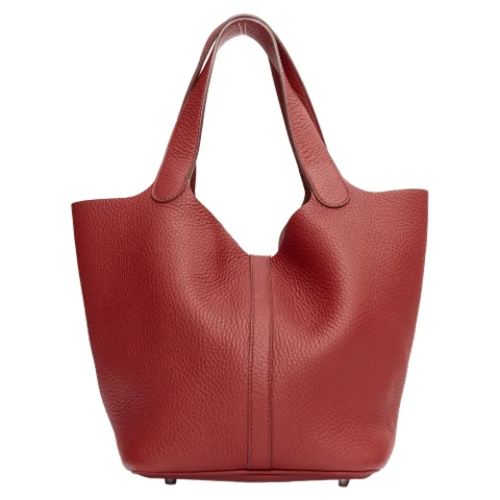 Hermès Vintage Pre-owned Leather totes Red Dames