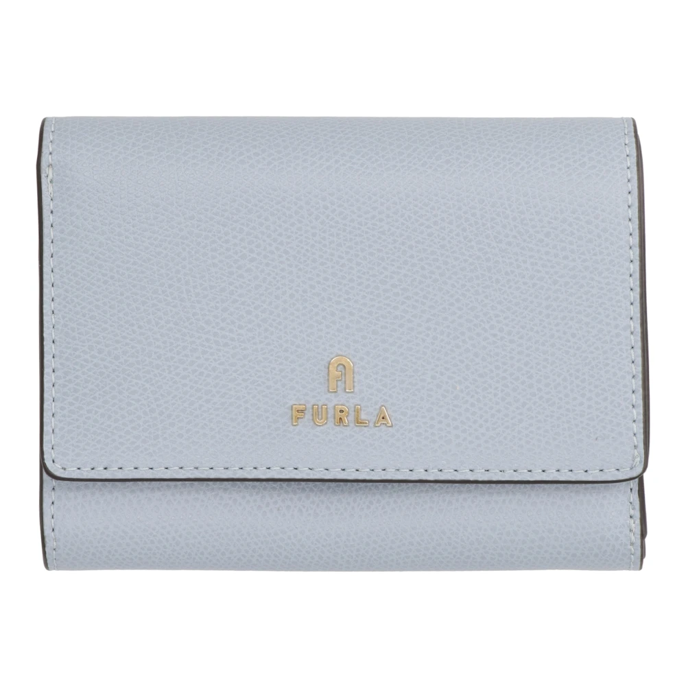 Furla Camelia Leren Portemonnee met Diverse Functies Blue Dames