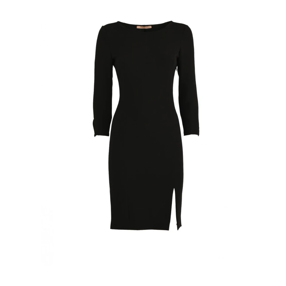 Pennyblack Korte Polyester Jurk met Split Black Dames