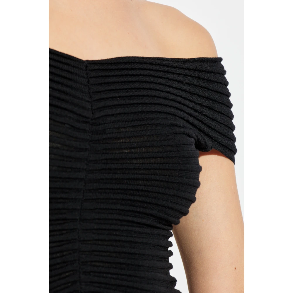 Alaïa Wollen jurk Black Dames
