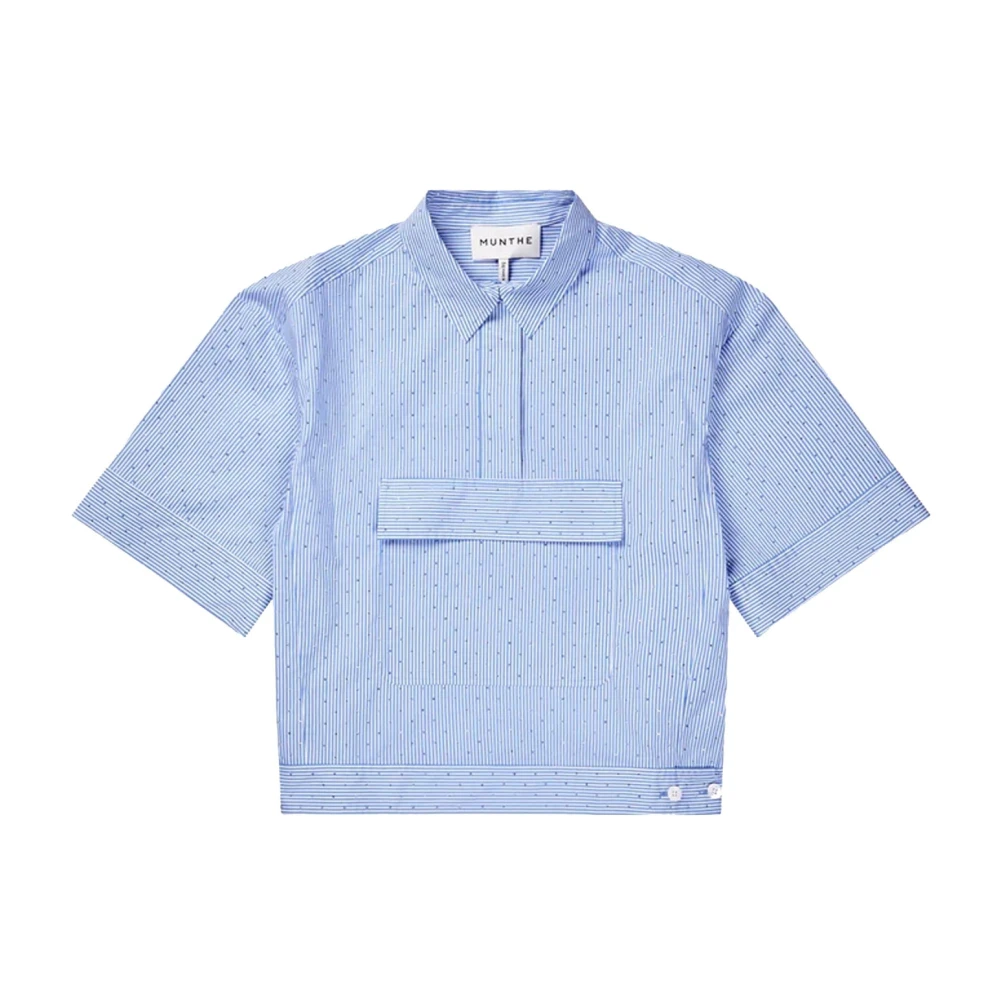 Munthe Women's Blue Must Top - Blouses - M - Blouses & Shirts