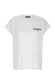 T-shirt in Cotone con Logo per Donne