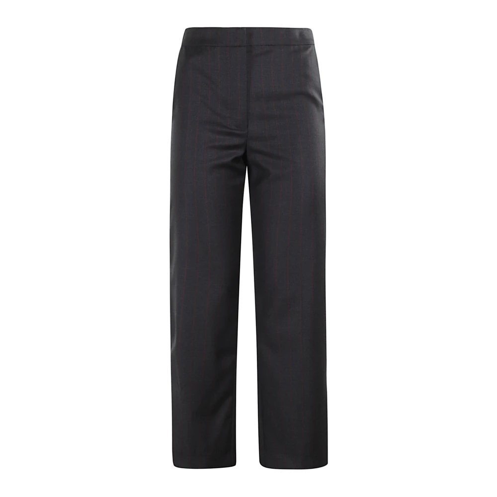 Loulou Studio Casual Denim Broek Gray Dames