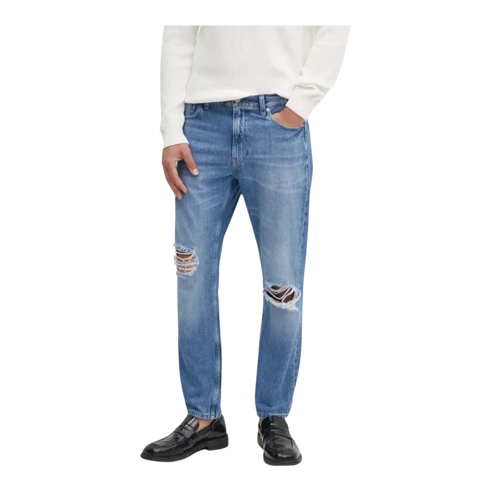 Calvin Klein Vernietigde Denim Jeans Blue Heren