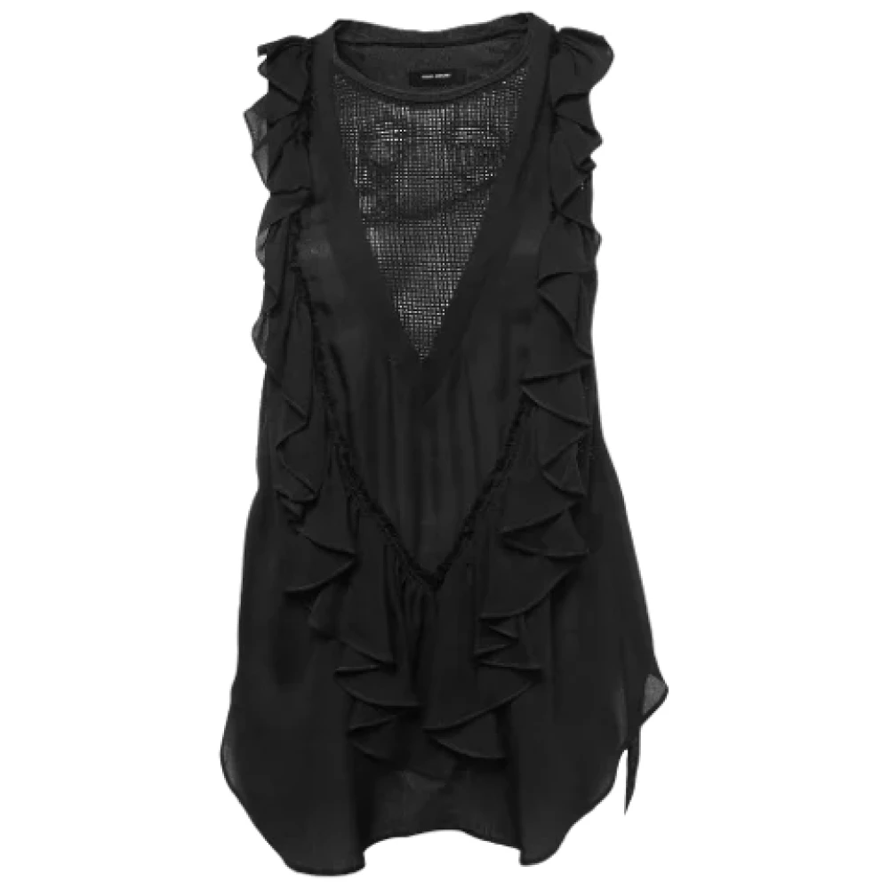 Isabel Marant Pre-owned Silk tops Black Dames