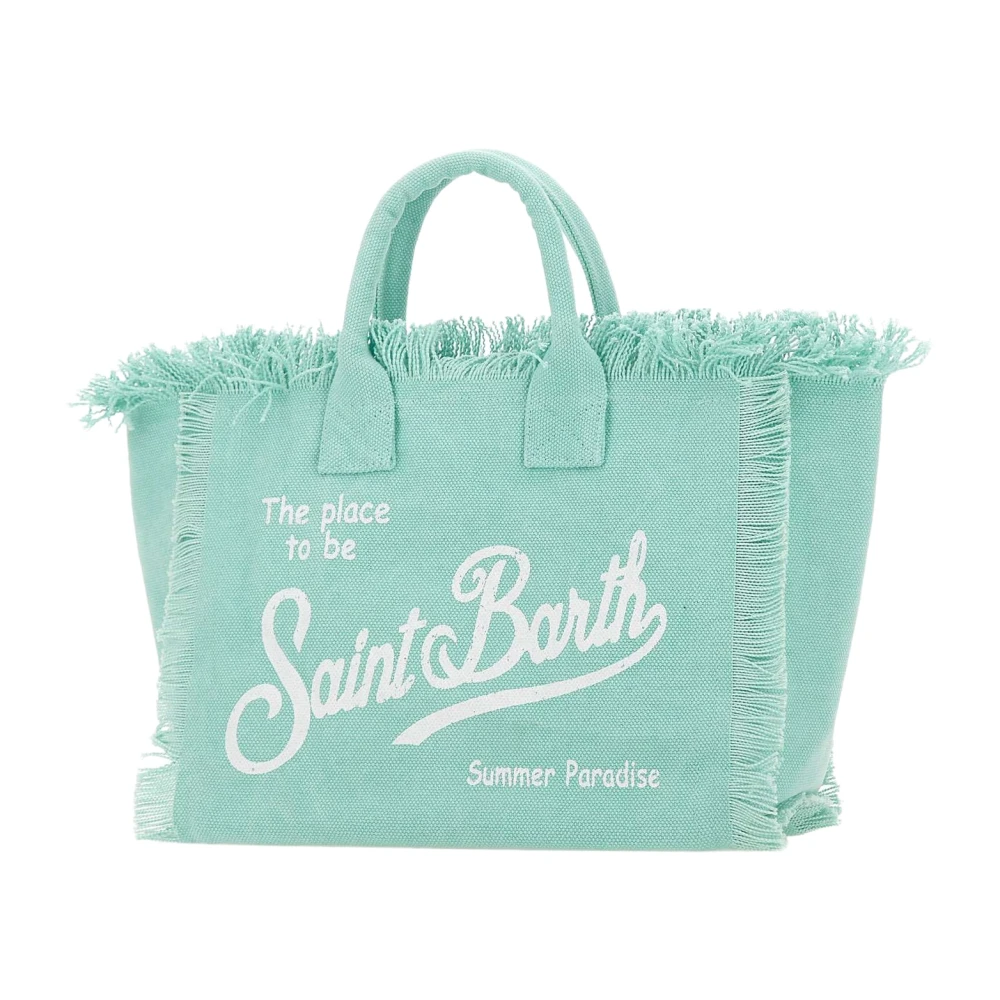 Mc2 Saint Barth Green Shopping Bags, Female, One Size, Colette Handbag