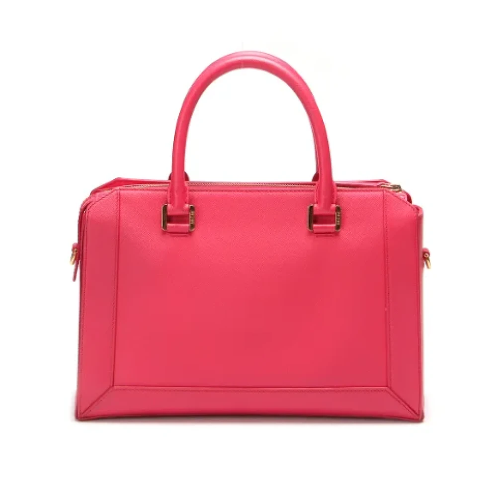 MCM Pre-owned Leather handbags Pink Dames