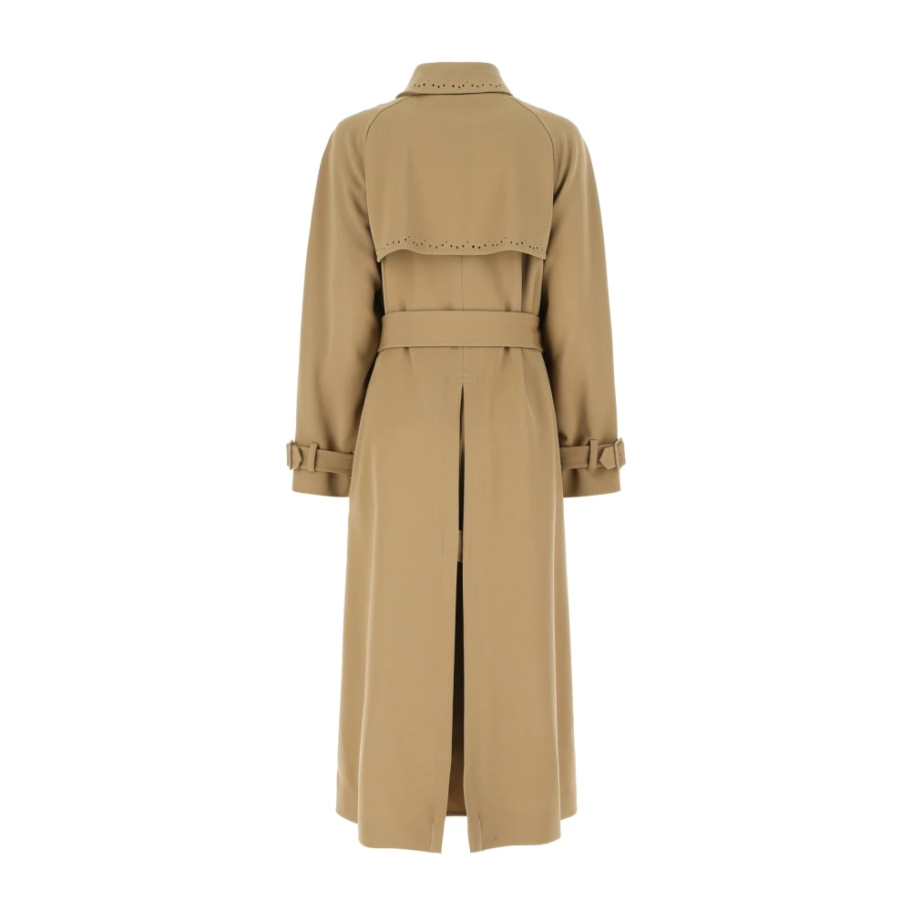Chloé Stijlvolle Trench Parka Jas Beige Dames