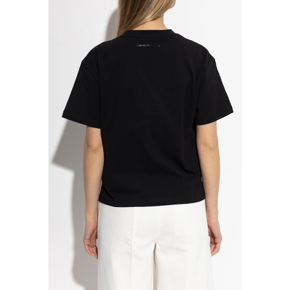Emporio Armani T-shirt uit de collectie Black Dames