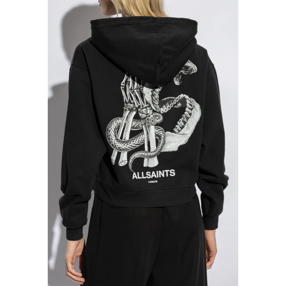 AllSaints Pippa Hoodie Black Dames