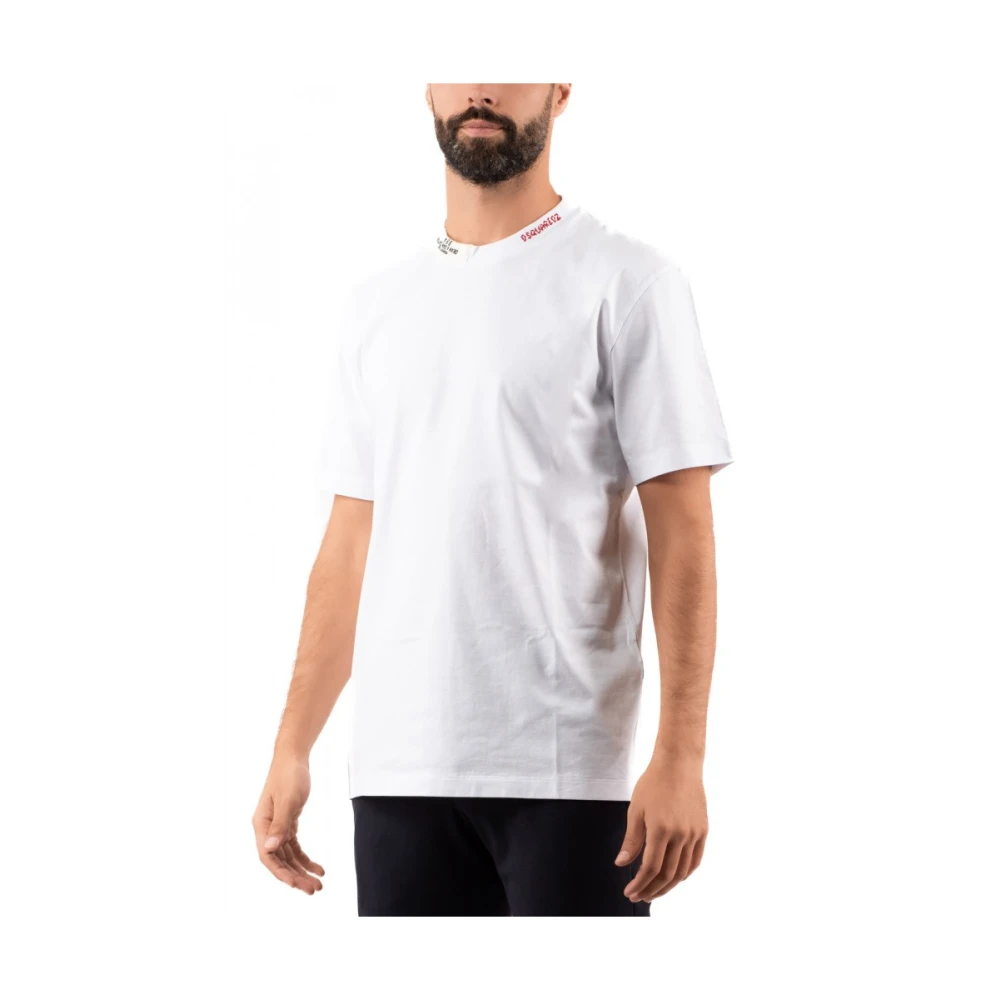 Dsquared2 Casual Katoenen T-shirt White Heren