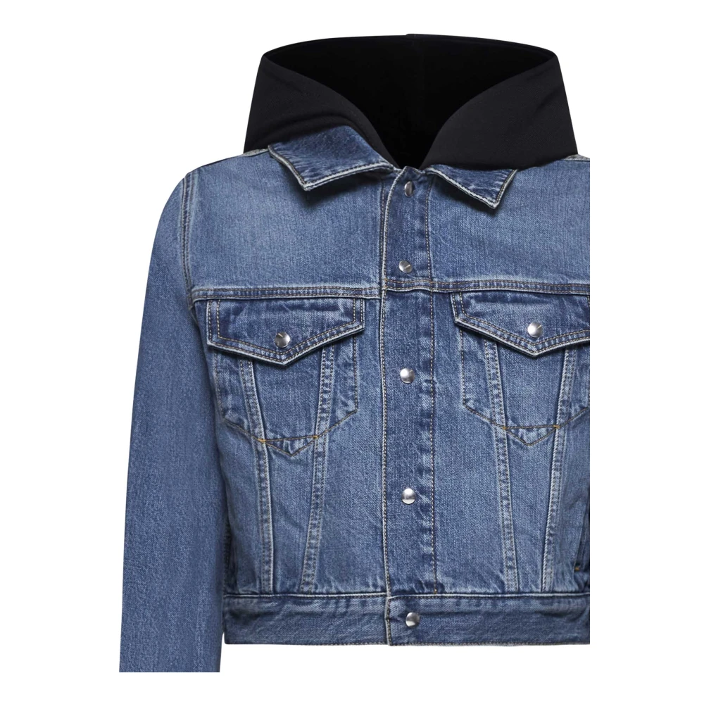 Alaïa Gewatteerde jas voor dames Blue Dames