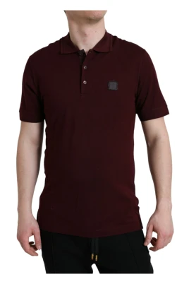 Elegant kastanjebrun Polo Tee