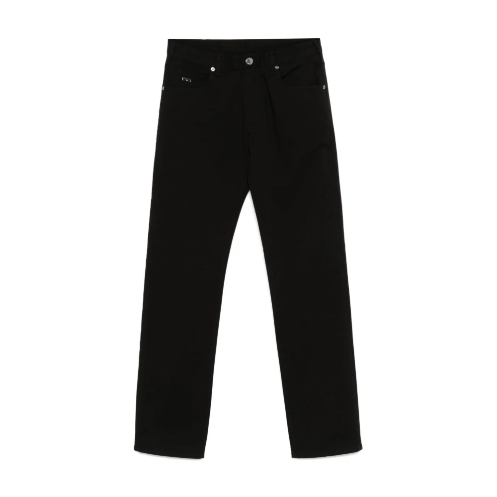 Emporio Armani Men's Black Jeans With Classic Style
