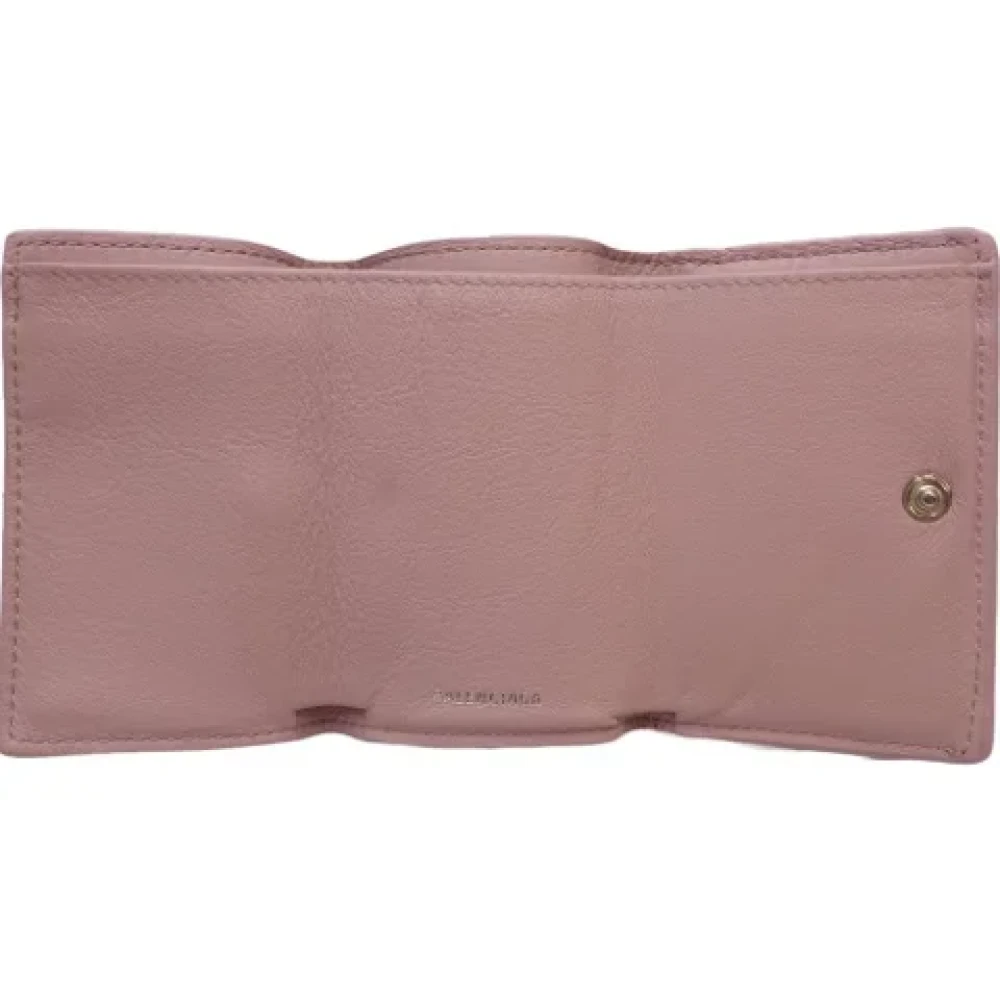 Balenciaga Vintage Pre-owned Leather wallets Pink Dames