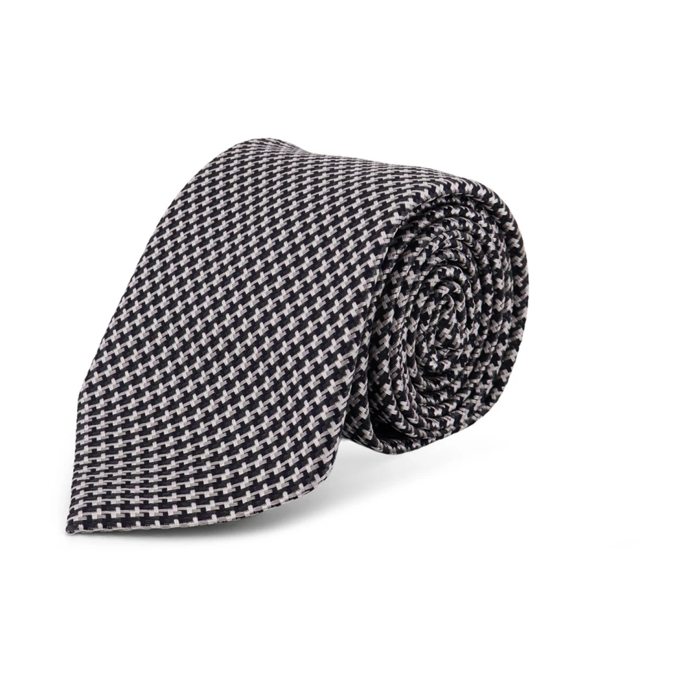 Tom Ford Men's Multicolor Ties, One Size, Micro-Pattern Silk Tie