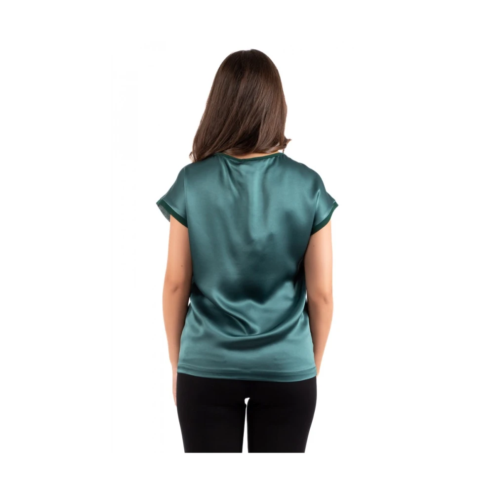 pinko Damesblouse in trendy stijl Green Dames