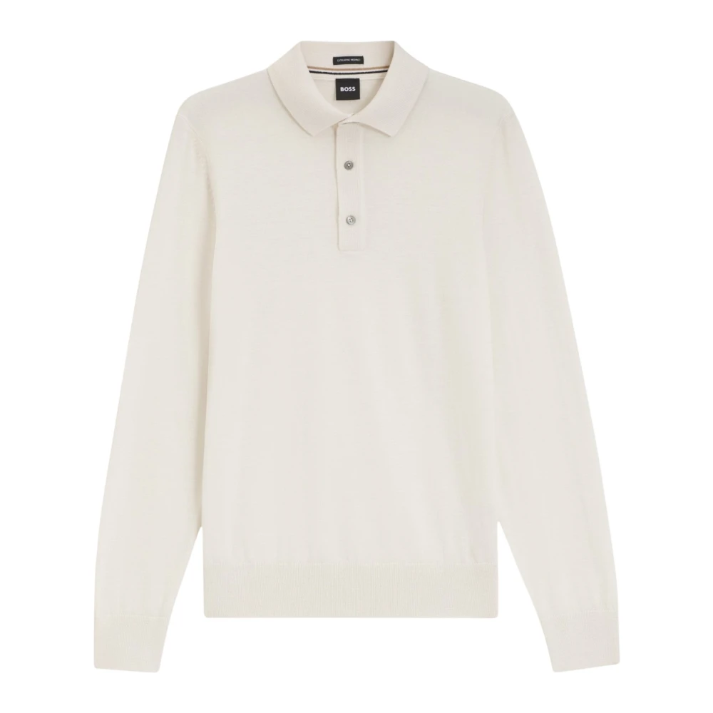 Boss Uomo Bianco Maglie, Xl, New, - Immagine 4
