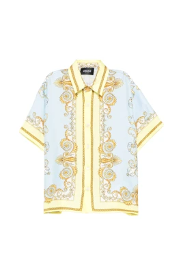 Printed Silk Twill Shirt
