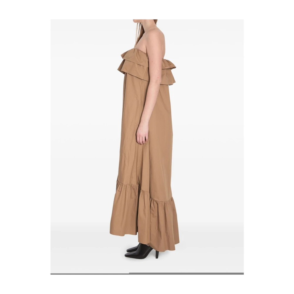 Saint Laurent Maxi-jurk Orange Dames