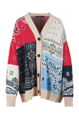 v-neck-jacquard-cardigan