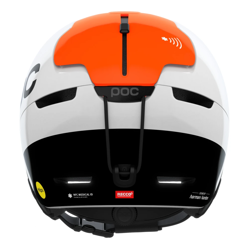 POC Hydrogen White Fluorescent Orange Connect White Unisex