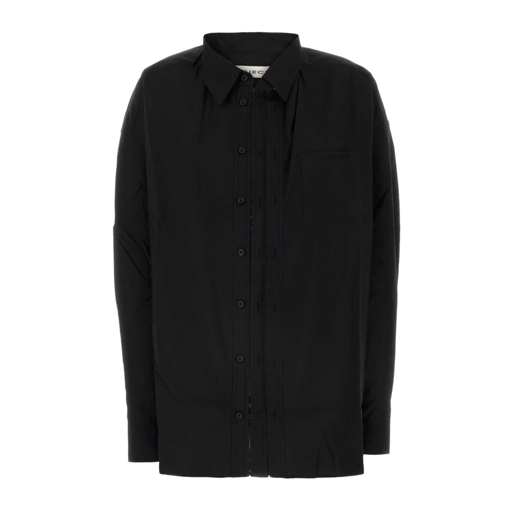 Y Project Oversized Zwarte Poplin Shirt Black Dames