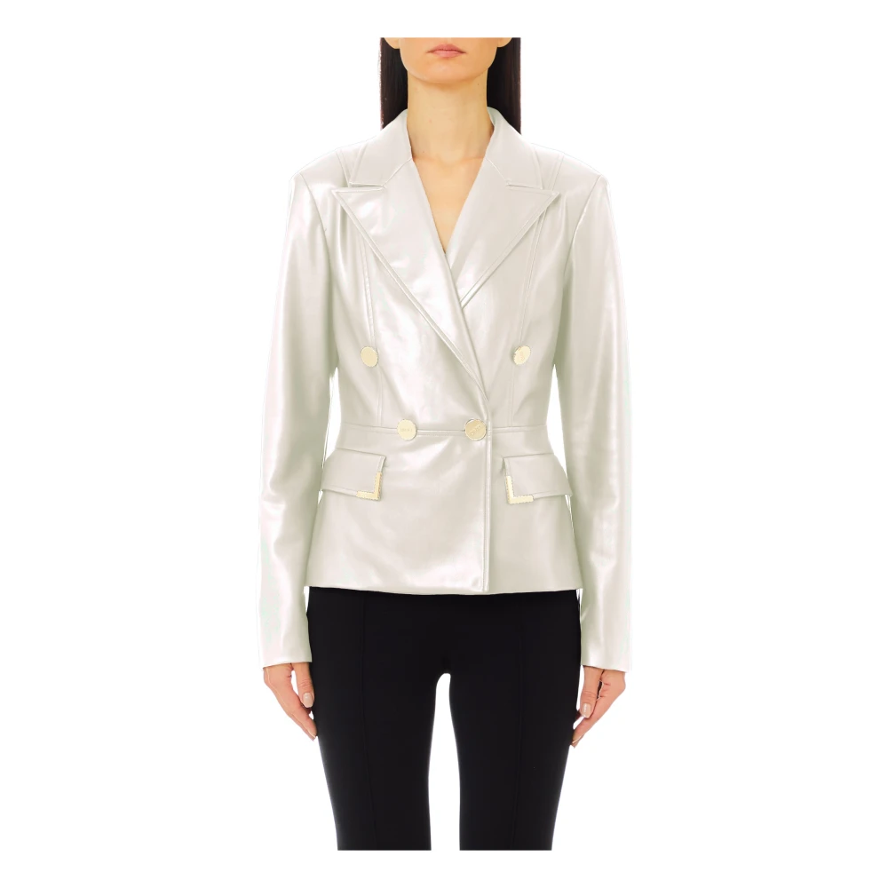 Liu Jo Slim Fit Blazer Gray Dames