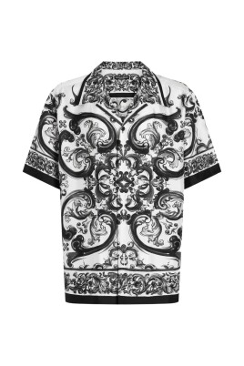 maiolica-print-silk-shirt