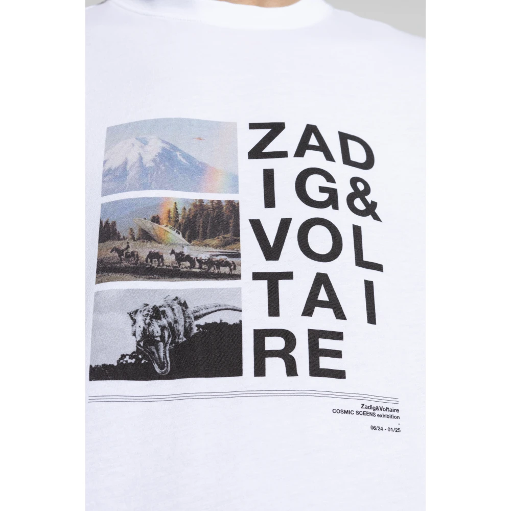 Zadig & Voltaire T-shirt `Ted` White Heren