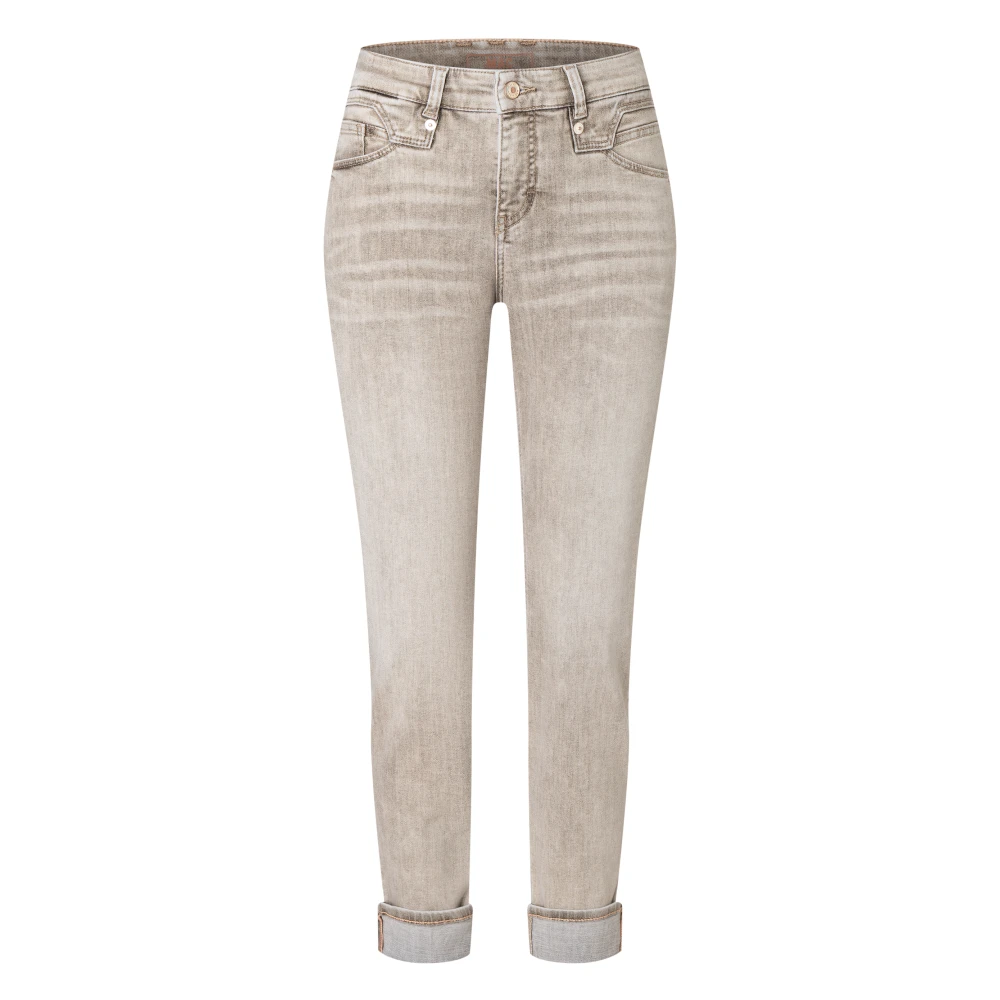 MAC Rijke Slimme Authentieke Denim Jeans Brown Dames
