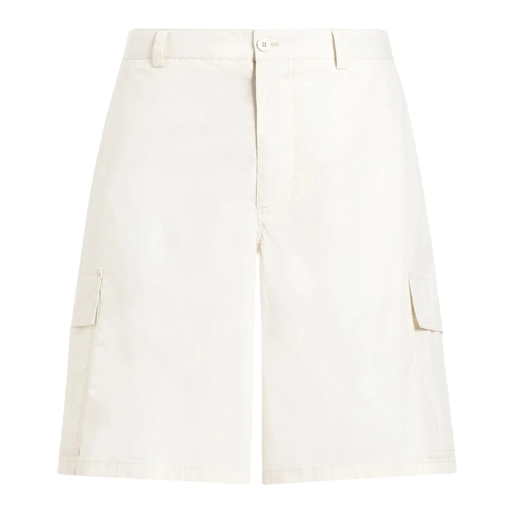 Dolce & Gabbana Men's White Bermuda - Casual Shorts - S - Shorts