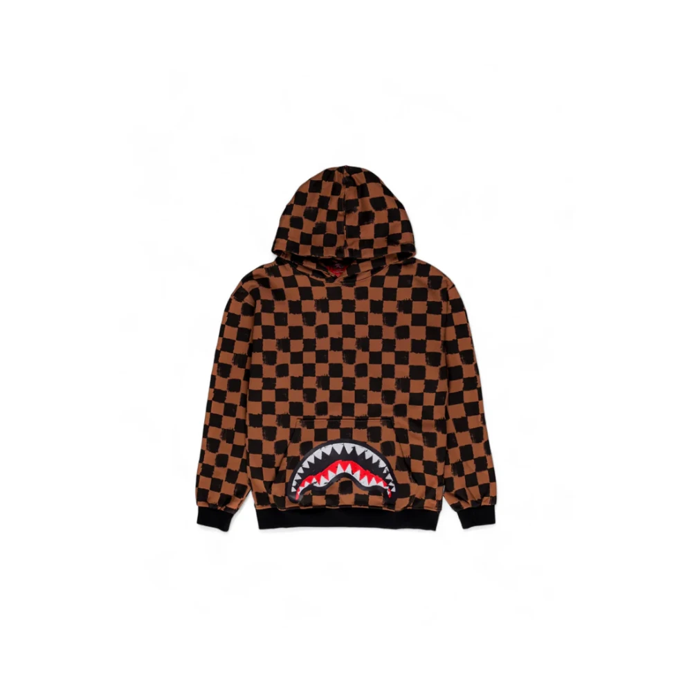 Sprayground Stijlvolle hoodie voor modieuze uitstraling Brown Heren