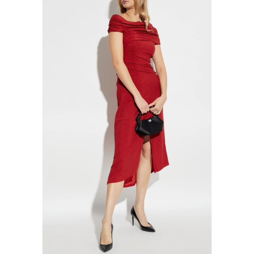 Diane Von Furstenberg Jurk Agustin Midi Red Dames
