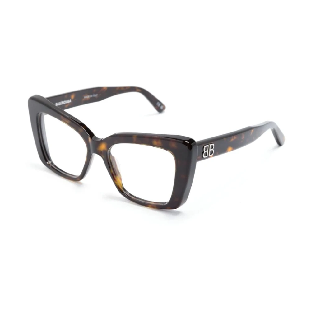Balenciaga Bruin Havana Optisch Montuur veelzijdig en stijlvol Brown Dames