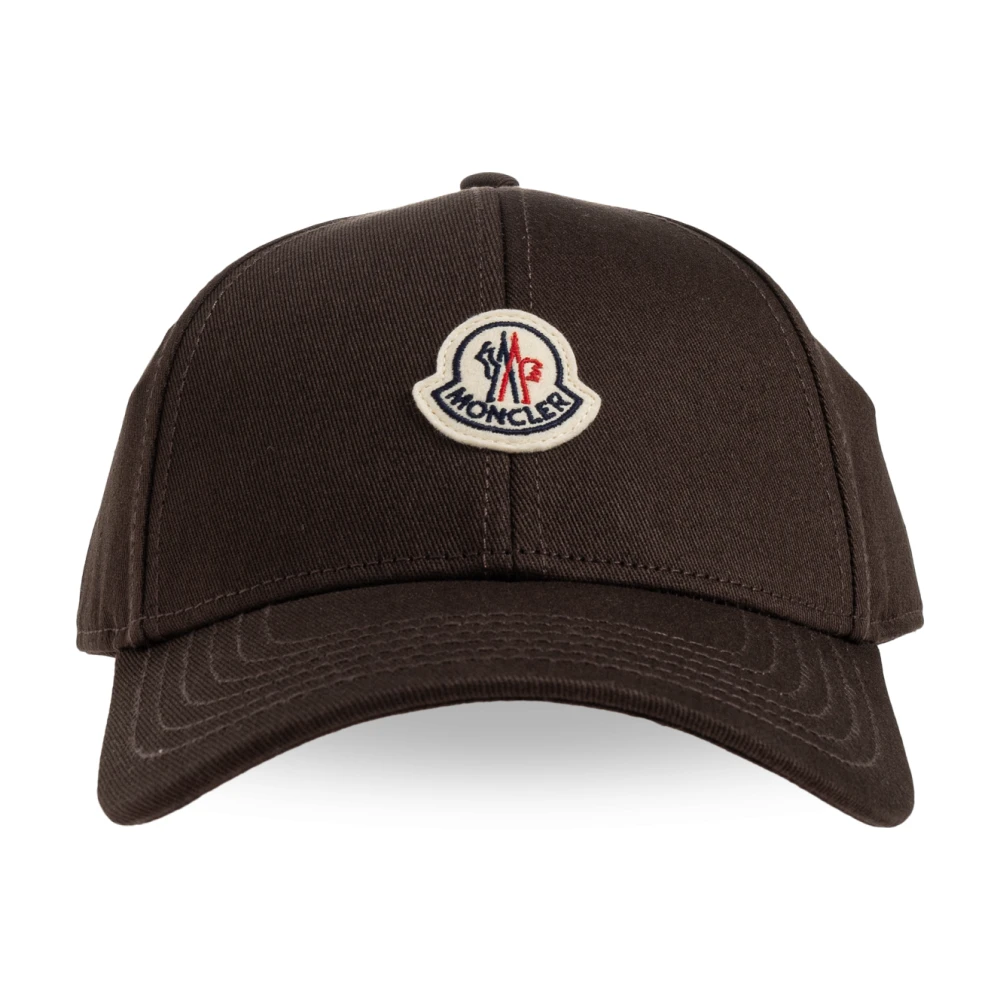 Moncler , Hats & Caps, Male, Brown, One Size, Baseball Cap